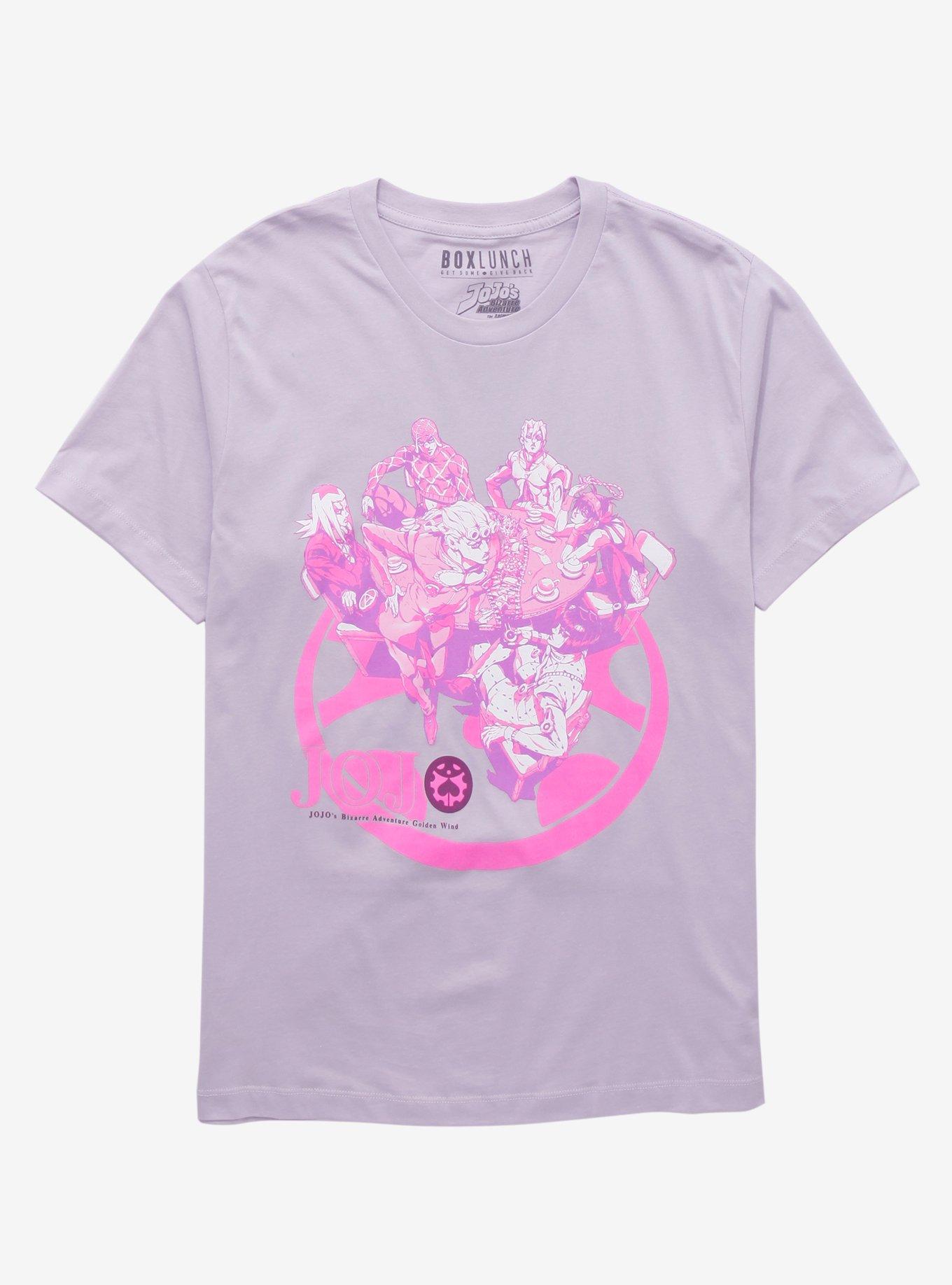 Jojo's Bizarre Adventure Team Bucciarati Group T-Shirt - BoxLunch Exclusive, LILAC, hi-res
