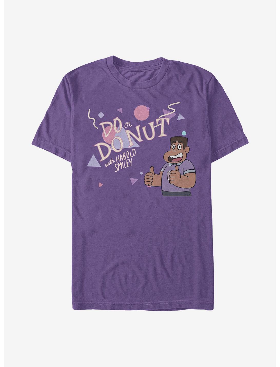 Steven Universe Big Donut Training Video T-Shirt, PURPLE, hi-res