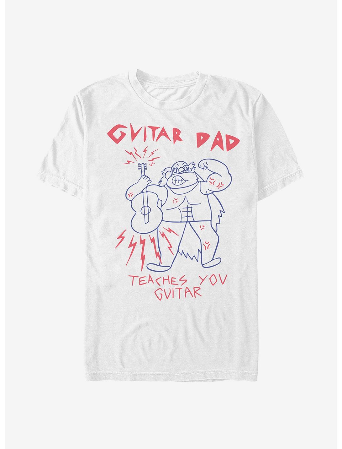 Steven Universe Guitar Dad Advertisement T-Shirt, WHITE, hi-res