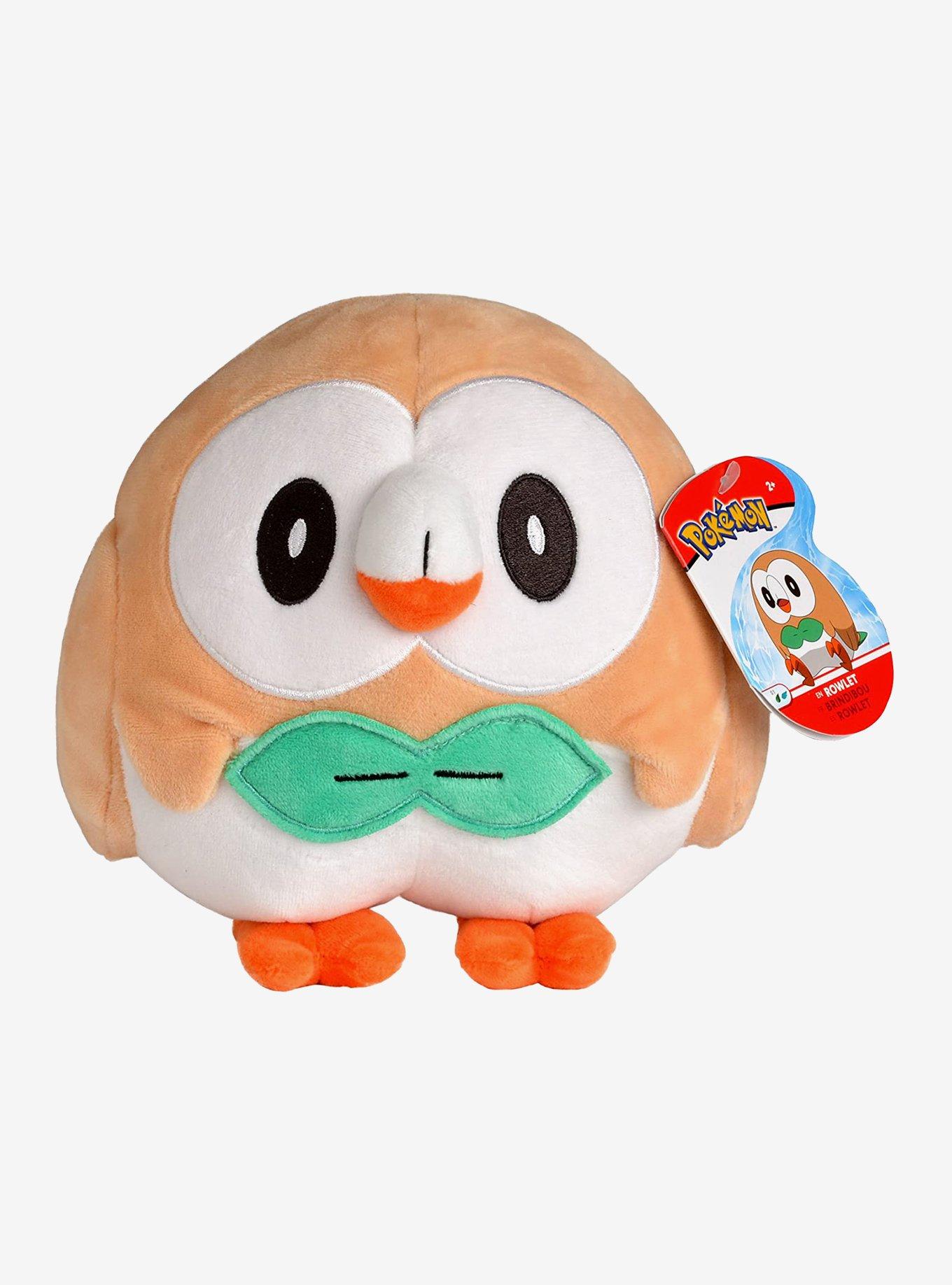 Licensed Rowlet Pokemon Plush Toys Soft Doll Key Chain Ring