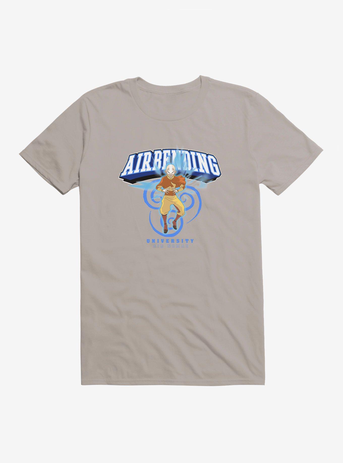 Avatar: The Last Airbender Airbending University T-Shirt, LIGHT GREY, hi-res