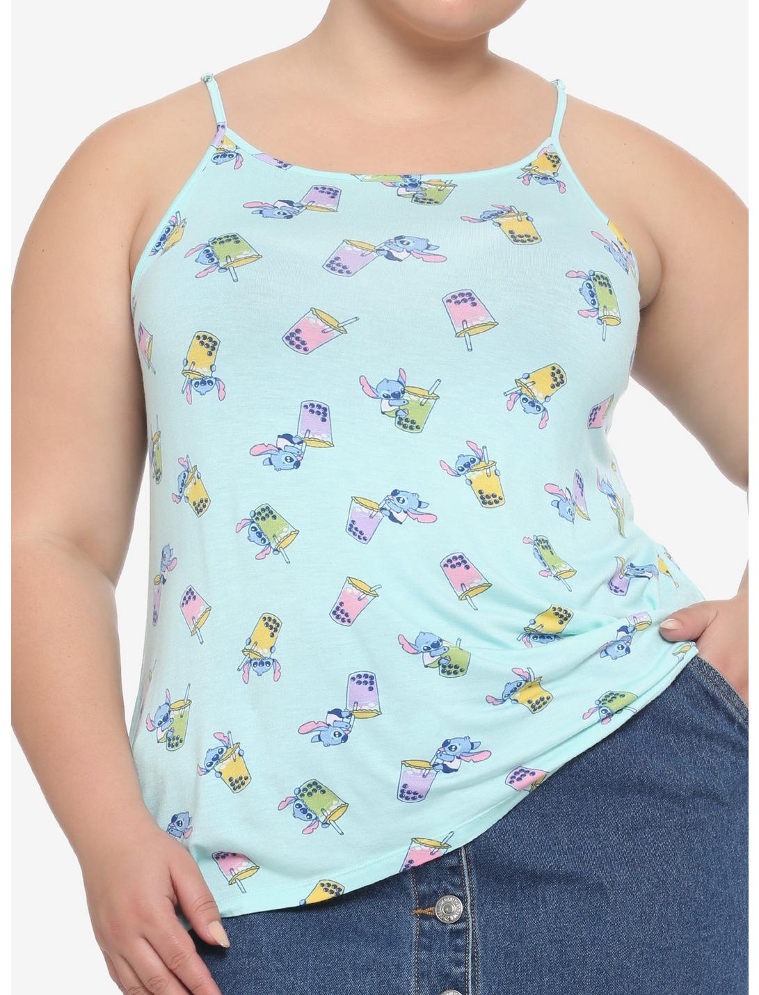 Disney Lilo & Stitch Boba Girls Strappy Tank Top Plus Size, MULTI, hi-res
