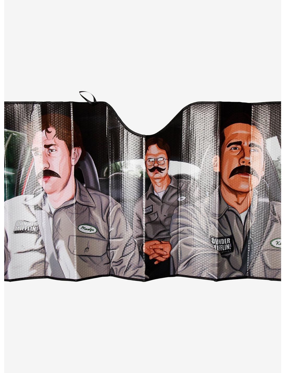The Office Mustaches Accordion Sunshade, , hi-res