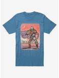 Star Wars The Mandalorian Western T-Shirt - BoxLunch Exclusive, SLATE, hi-res