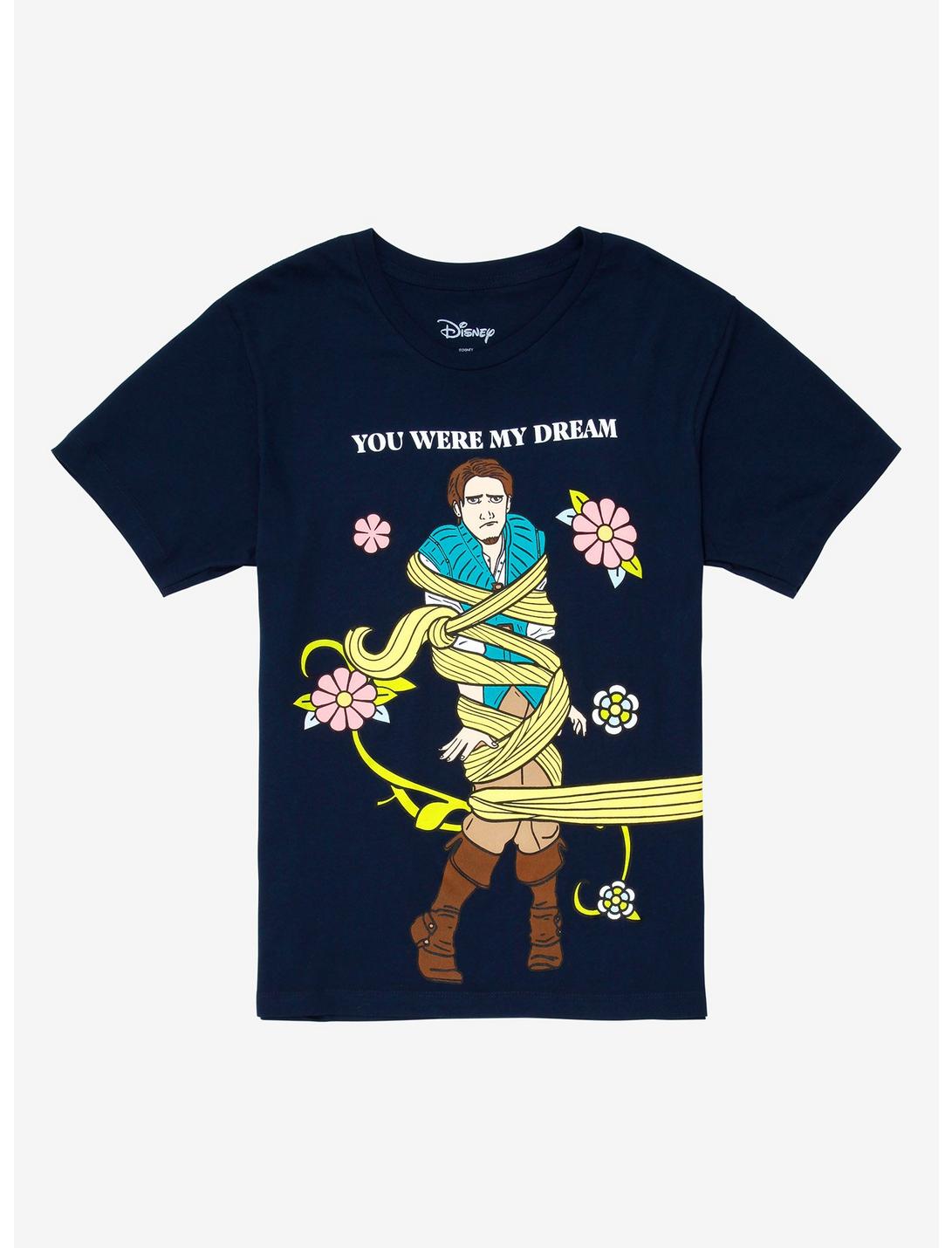 Disney Tangled Flynn Rider Dream Couples T-Shirt - BoxLunch Exclusive, NAVY, hi-res