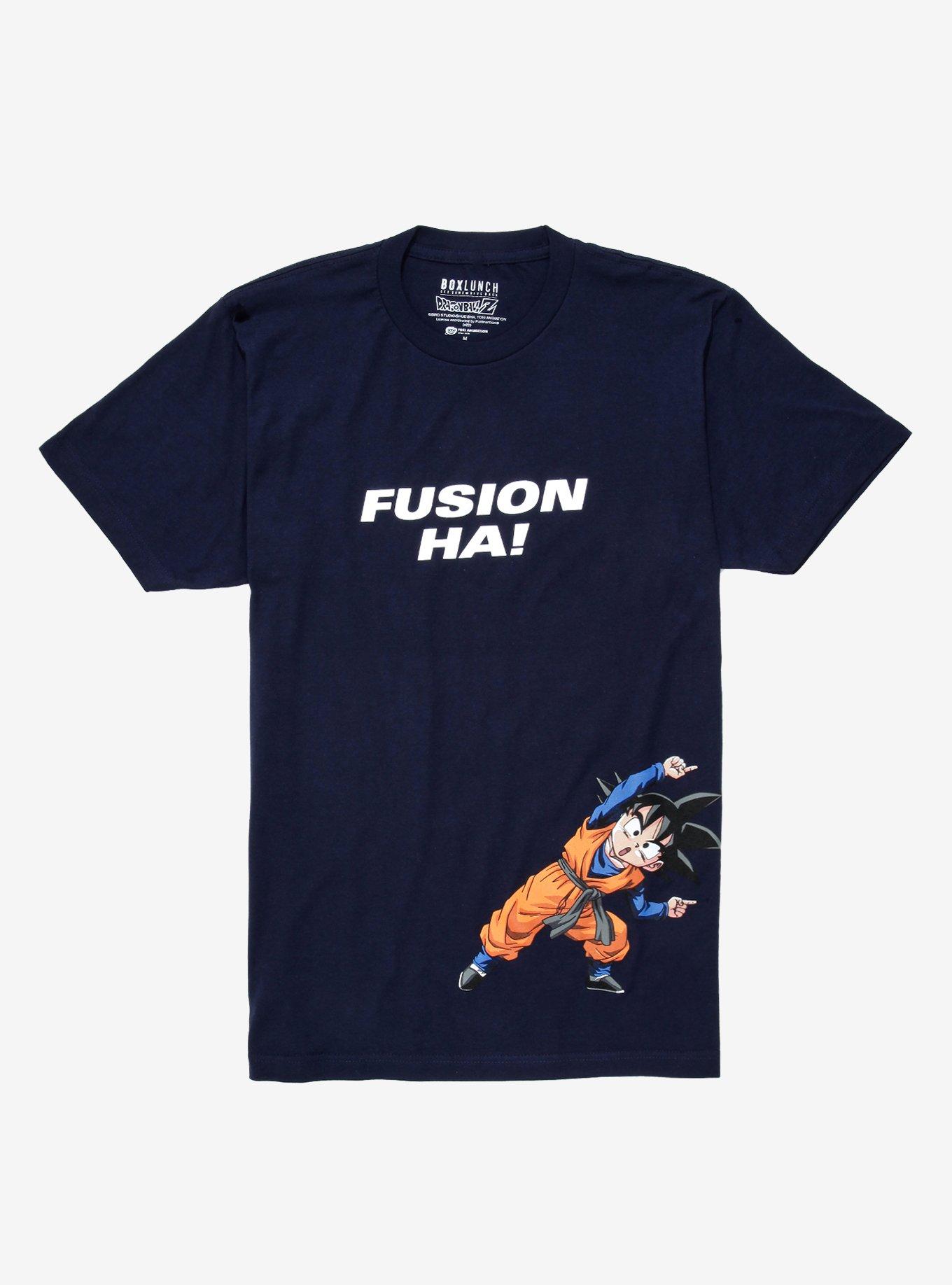 Dragon Ball Z Fusion Ha Goten Couples T-Shirt - BoxLunch Exclusive, NAVY, hi-res