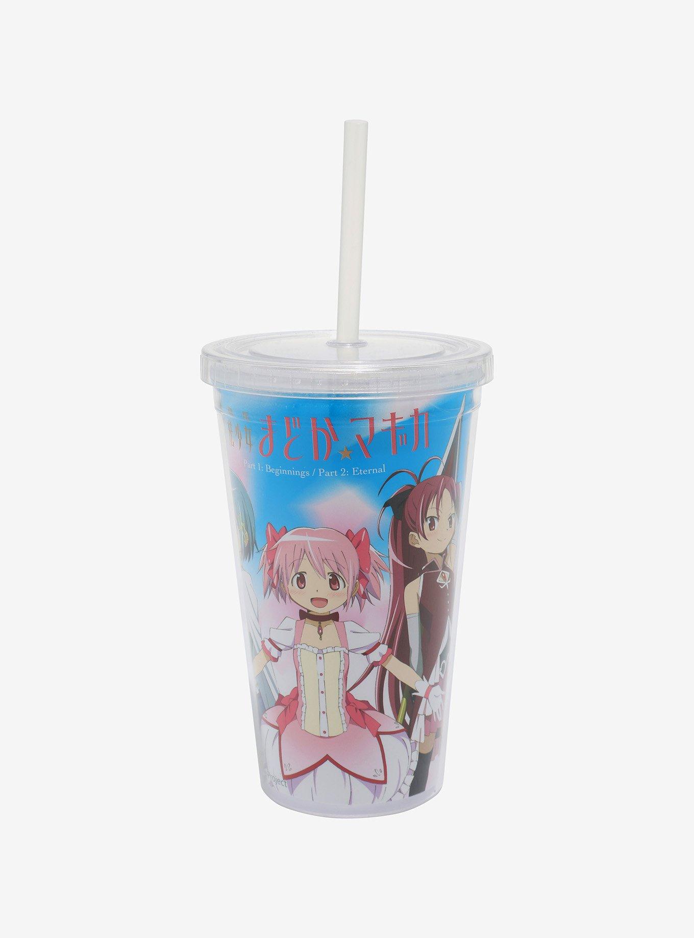 Puella Magi Madoka Magica: The Movie Part 1: Beginnings/Part 2: Eternal Characters Acrylic Travel Cup, , hi-res