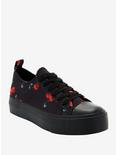 Cherry Skull Lace-Up Platform Sneakers, MULTI, hi-res