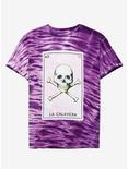 Loteria La Calavera Tie-Dye Boyfriend Fit Girls T-Shirt, MULTI, hi-res