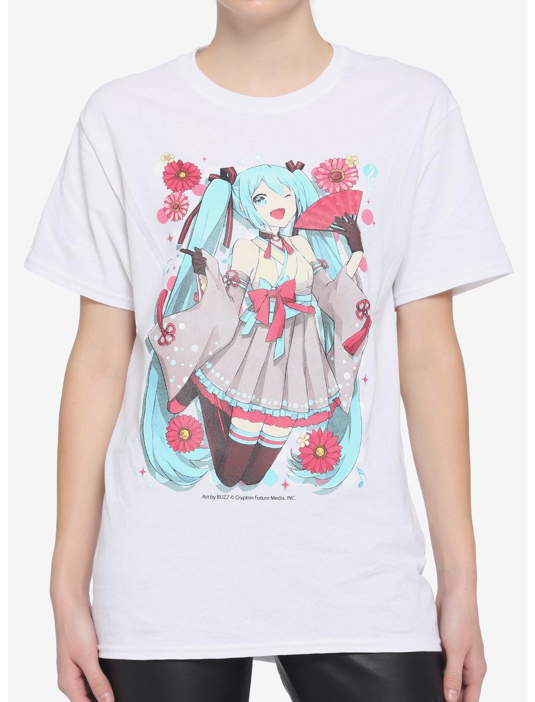Hatsune Miku Lolita Boyfriend Fit Girls T-Shirt, MULTI, hi-res