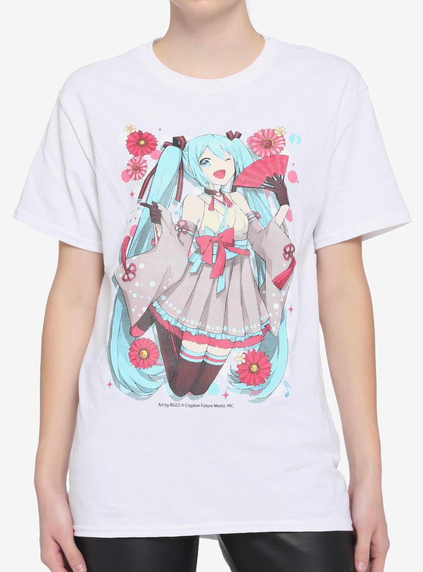 Hatsune Miku Lolita Boyfriend Fit Girls T-Shirt, MULTI, hi-res