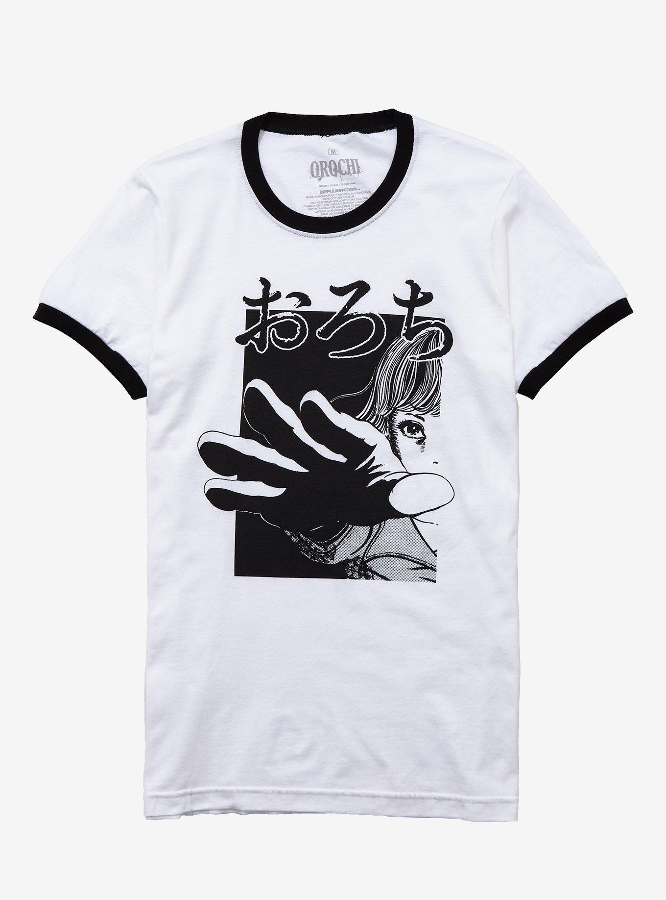 Kazuo Umezu Orochi: Blood Black & White Girls Ringer T-Shirt | Hot Topic