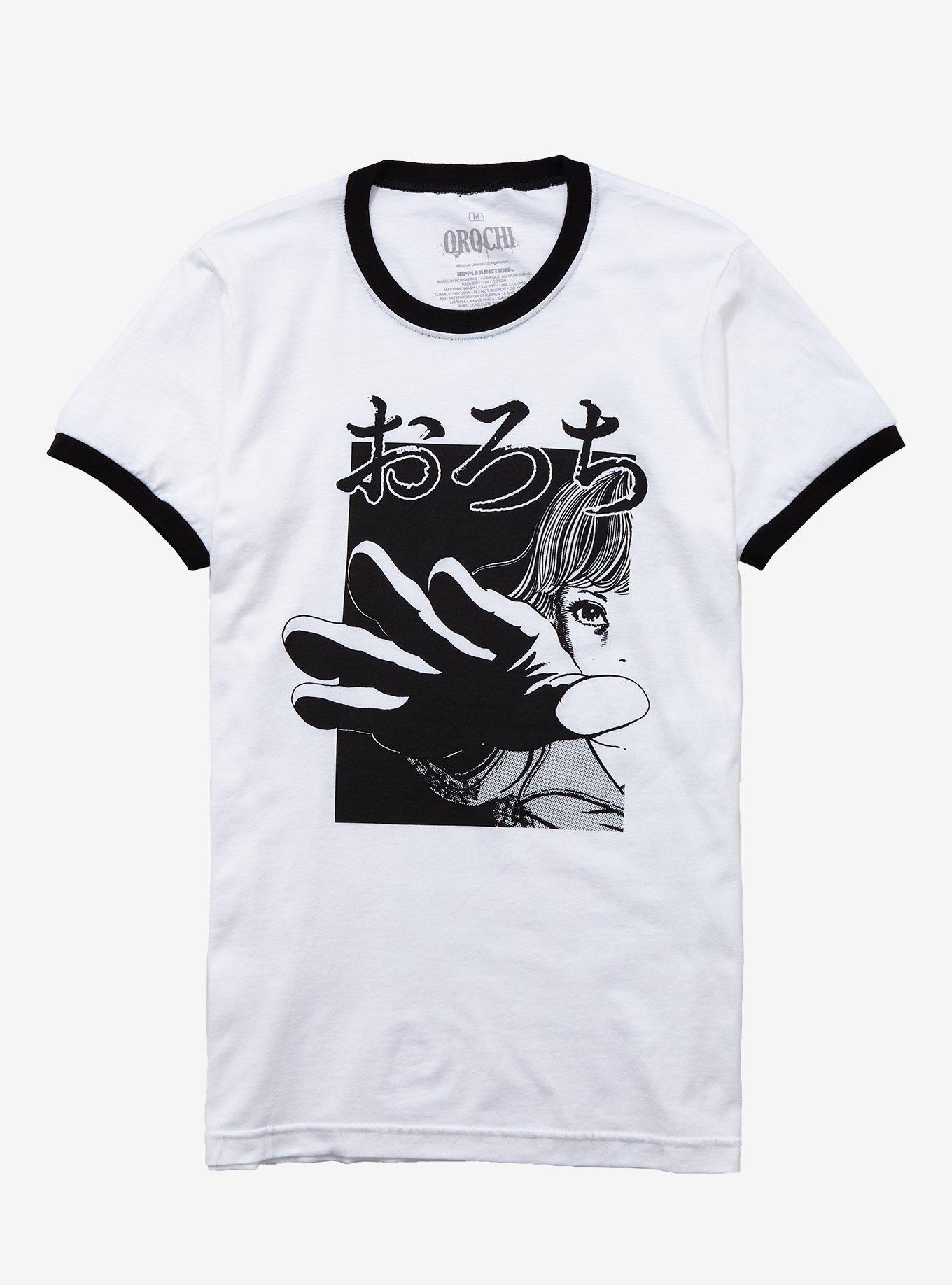 Kazuo Umezu Orochi: Blood Black & White Girls Ringer T-Shirt | Hot