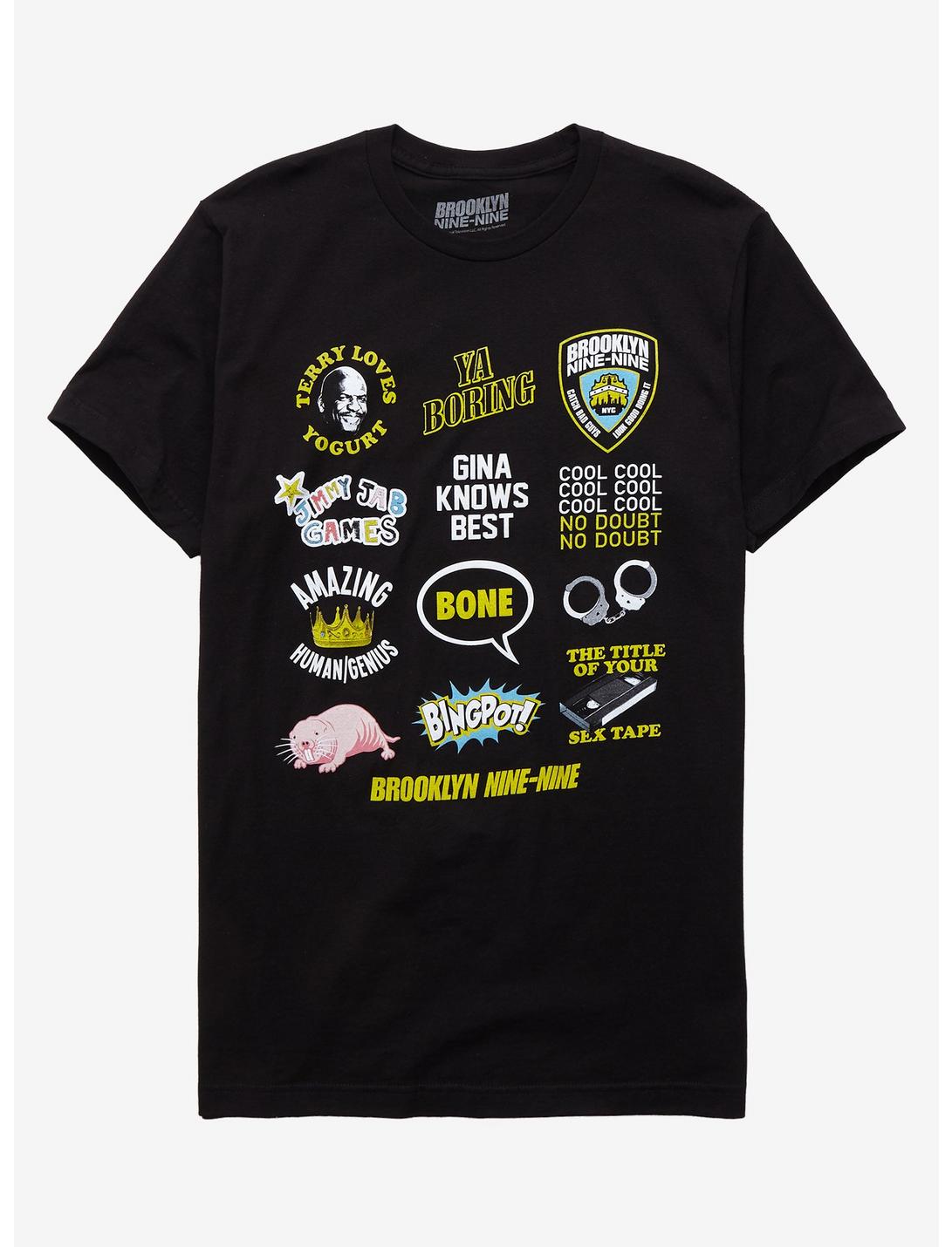 Brooklyn Nine-Nine Icons Girls T-Shirt, MULTI, hi-res