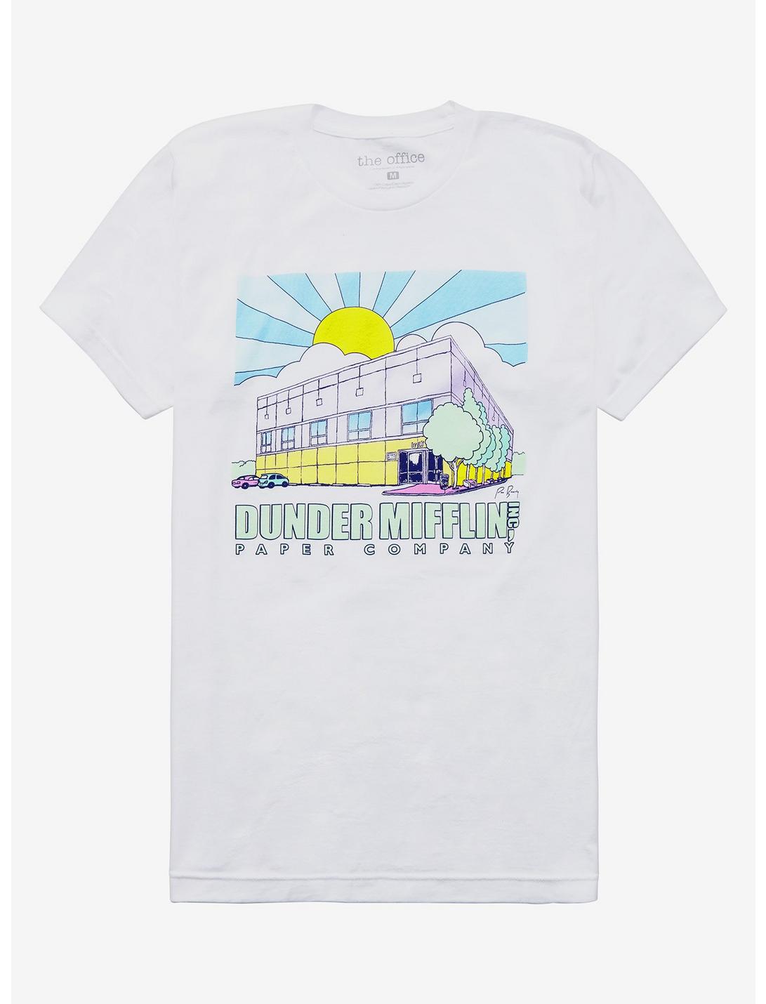 The Office Dunder Mifflin Building Girls T-Shirt, MULTI, hi-res