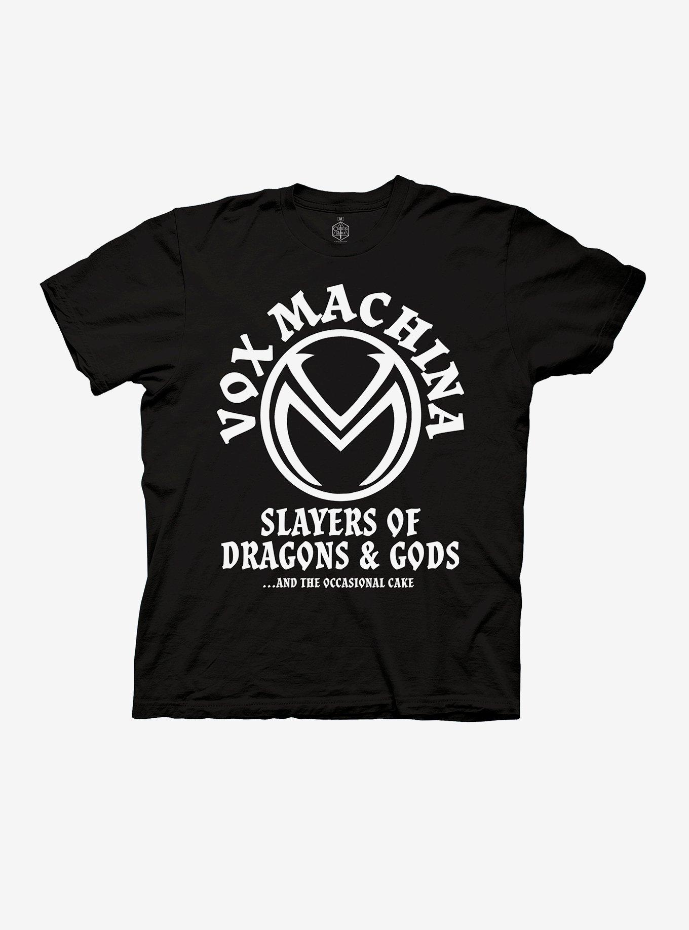 Critical Role Vox Machina Slayers T-Shirt Hot Topic Exclusive, BLACK, hi-res