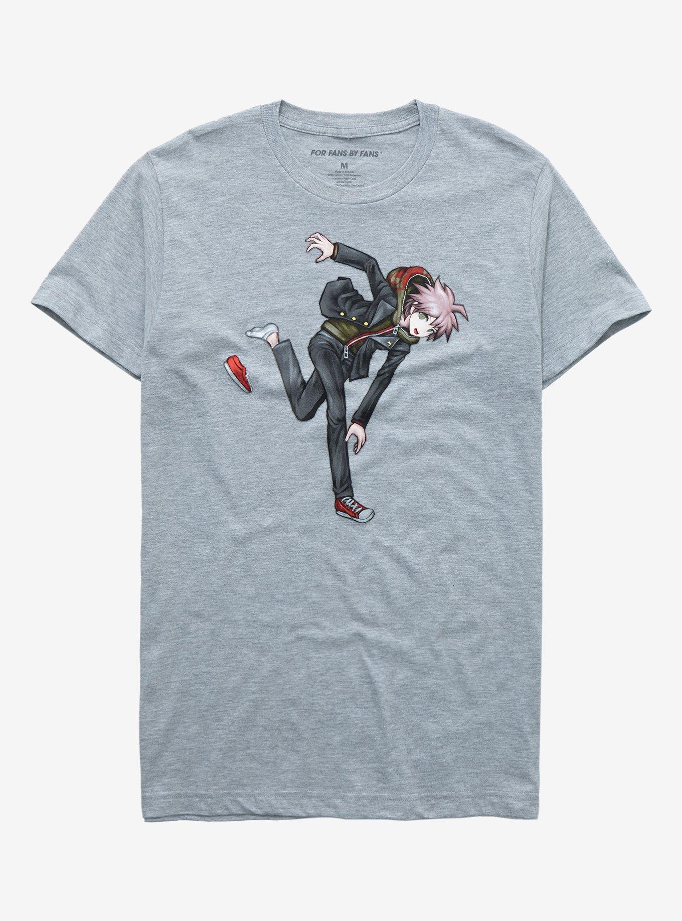 Danganronpa Naegi T-Shirt, HEATHER, hi-res