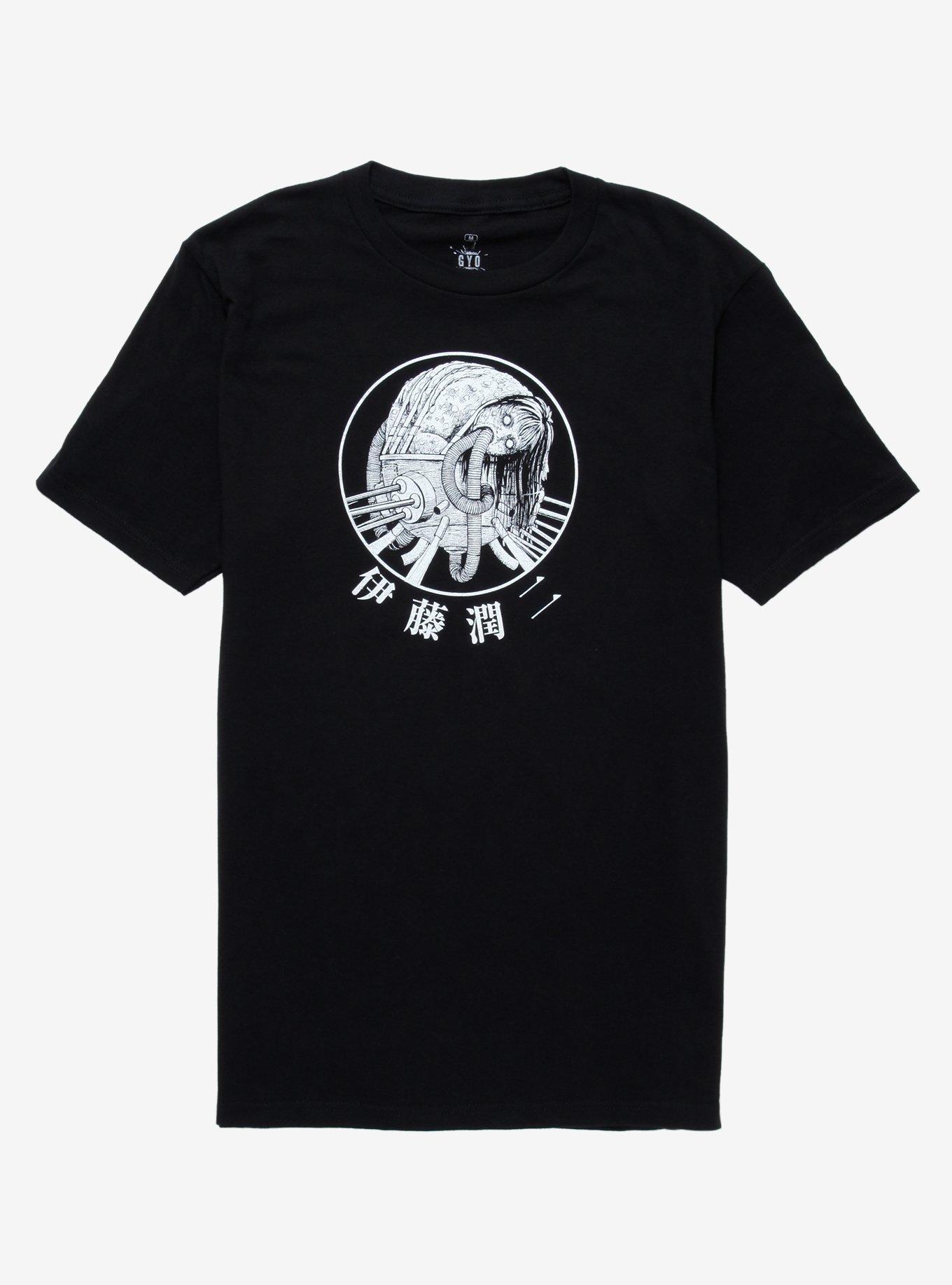 Junji Ito Gyo T-Shirt, BLACK, hi-res