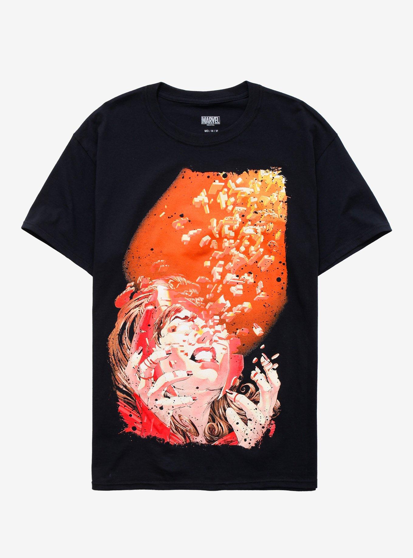 Marvel Scarlet Witch Disintegrate T-Shirt, BLACK, hi-res