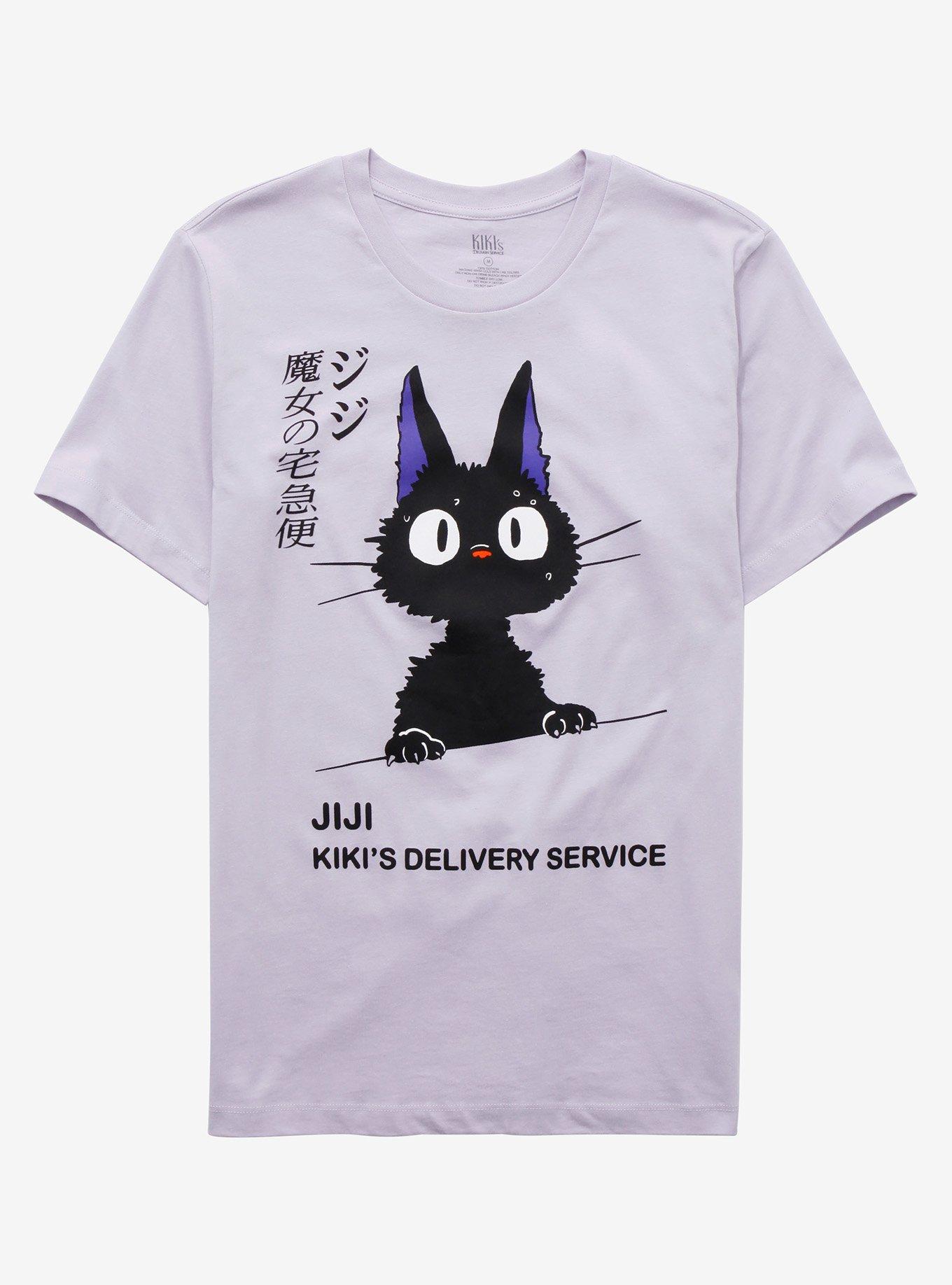 Studio Ghibli Kiki's Delivery Service Jiji Kanji Women's T-Shirt