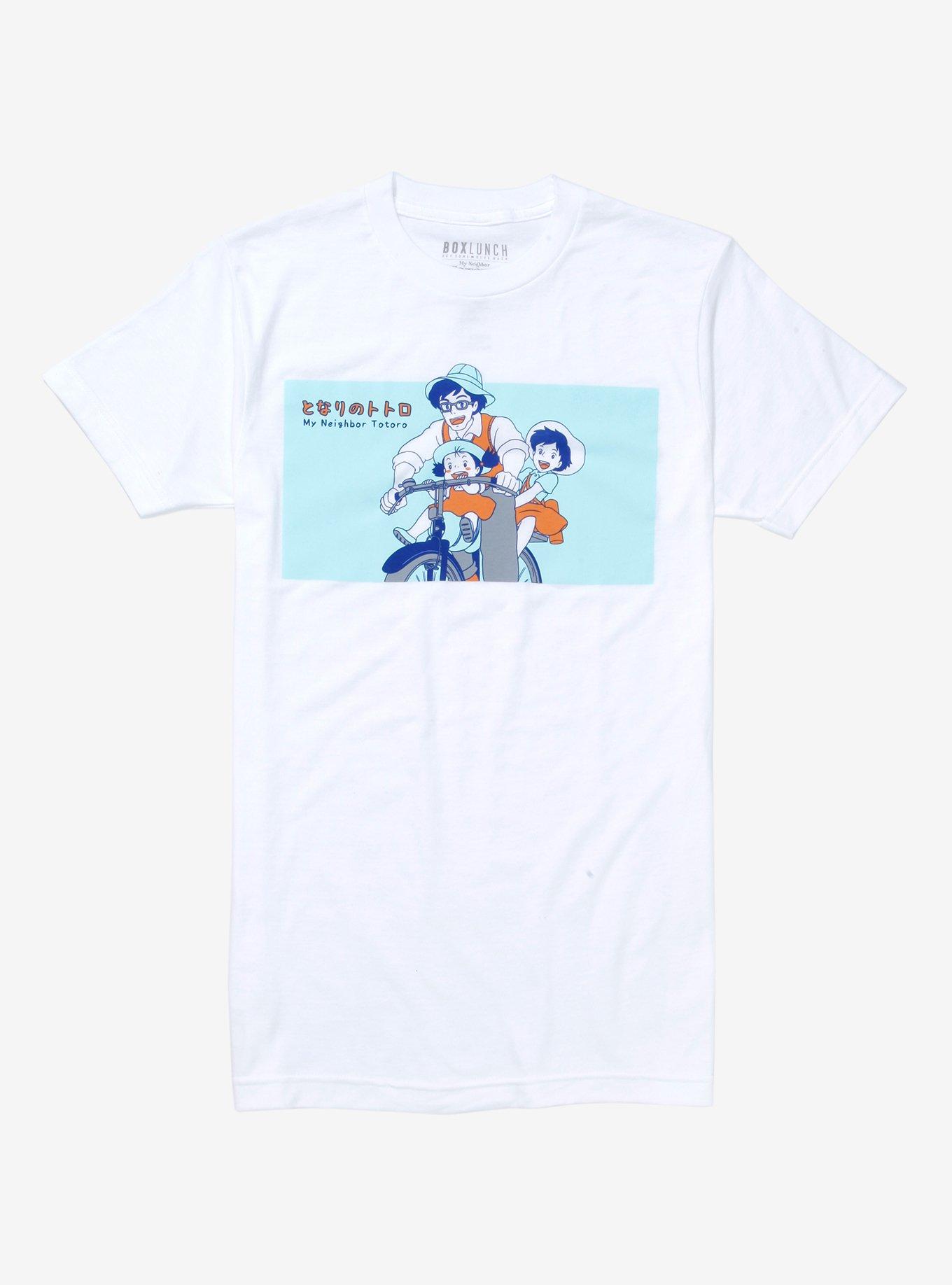 Studio Ghibli My Neighbor Totoro Bike Women's T-Shirt - BoxLunch Exclusive, WHITE, hi-res