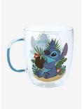 Disney Lilo & Stitch Beach Glitter Handle Glass Mug, , hi-res