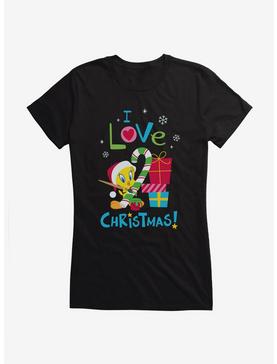 Looney Tunes Holiday I Love Christmas Tweety Girls T-Shirt, , hi-res