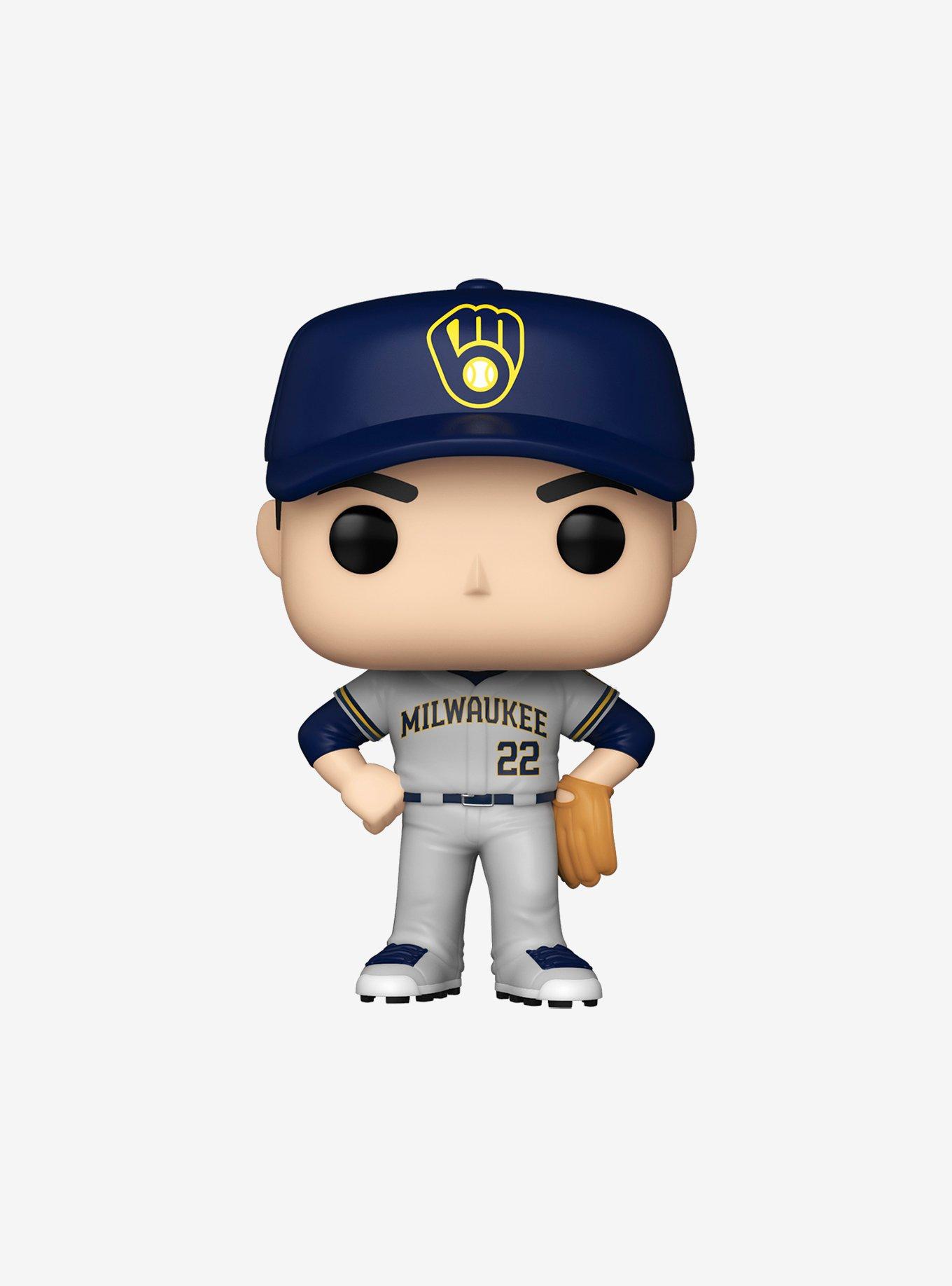 Funko Milwaukee Brewers Pop! MLB Christian Yelich (Road Uniform) Vinyl Figure, , hi-res