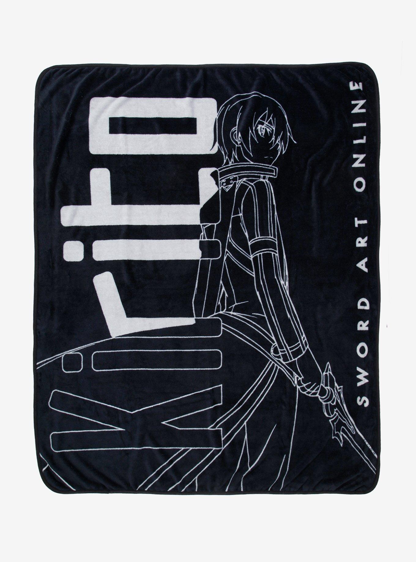 Sword Art Online Kirito Throw Blanket Hot Topic