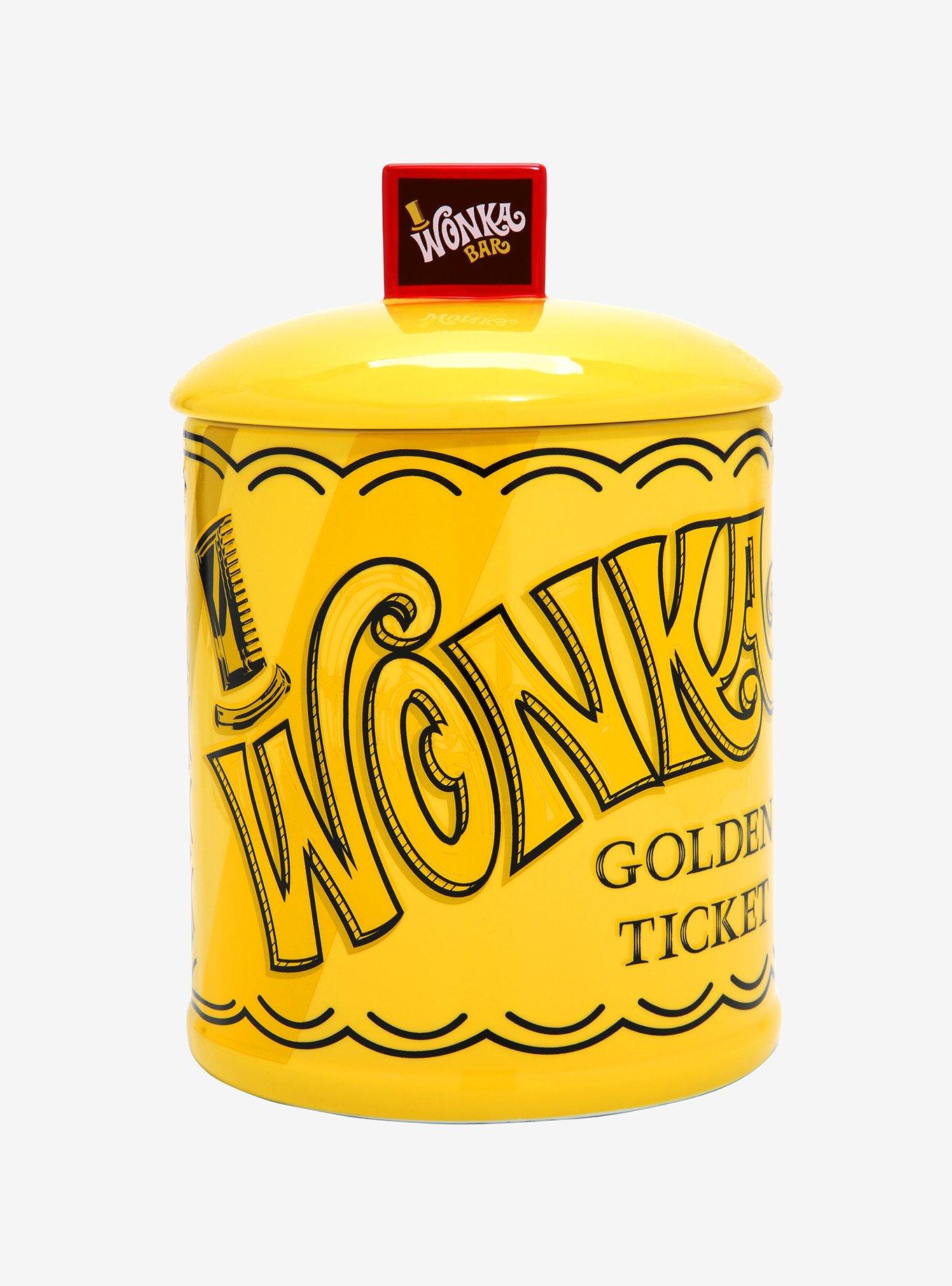 Willy Wonka Golden Ticket Cookie Jar, , hi-res