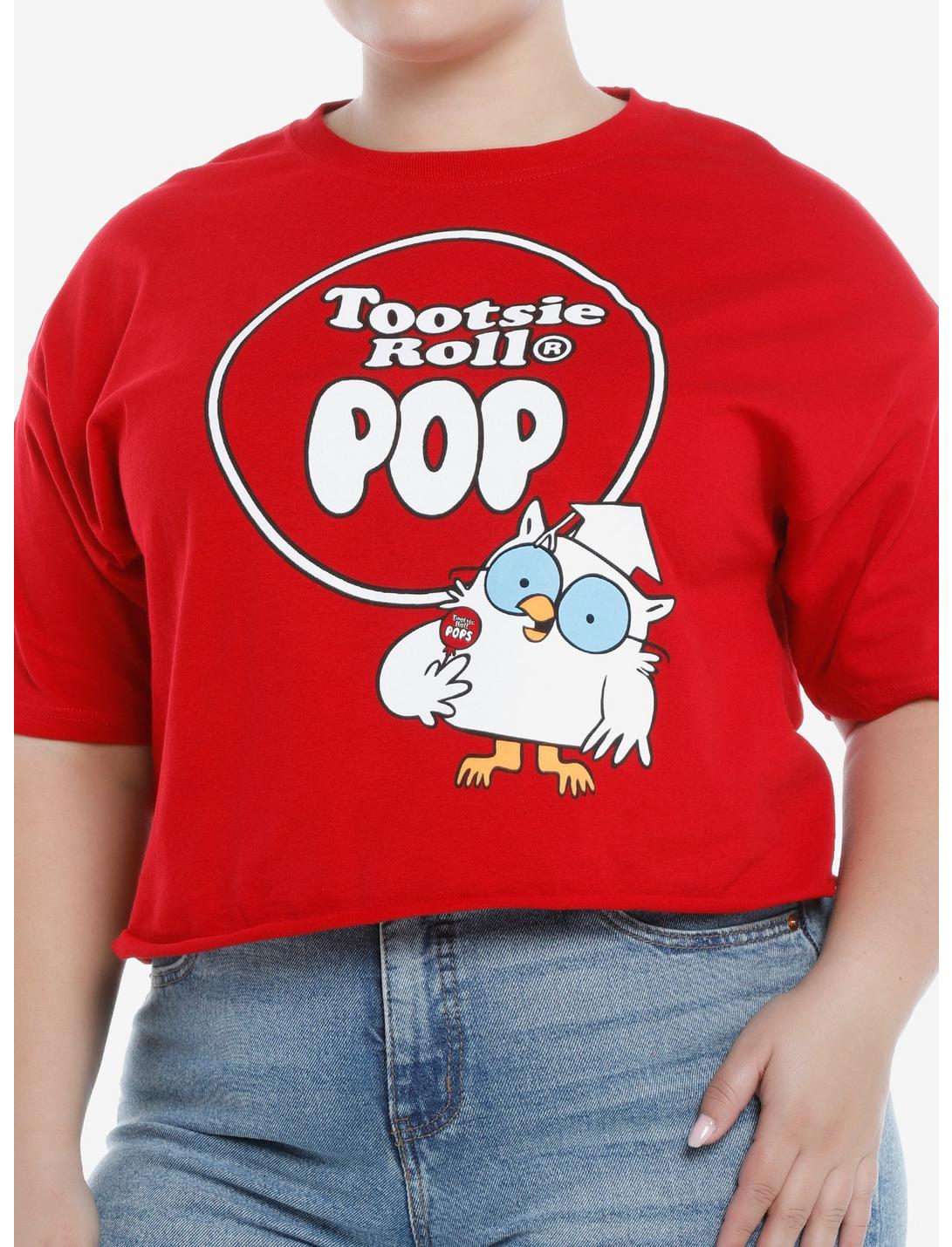 Tootsie Roll Pop Girls Crop T-Shirt Plus Size, MULTI, hi-res