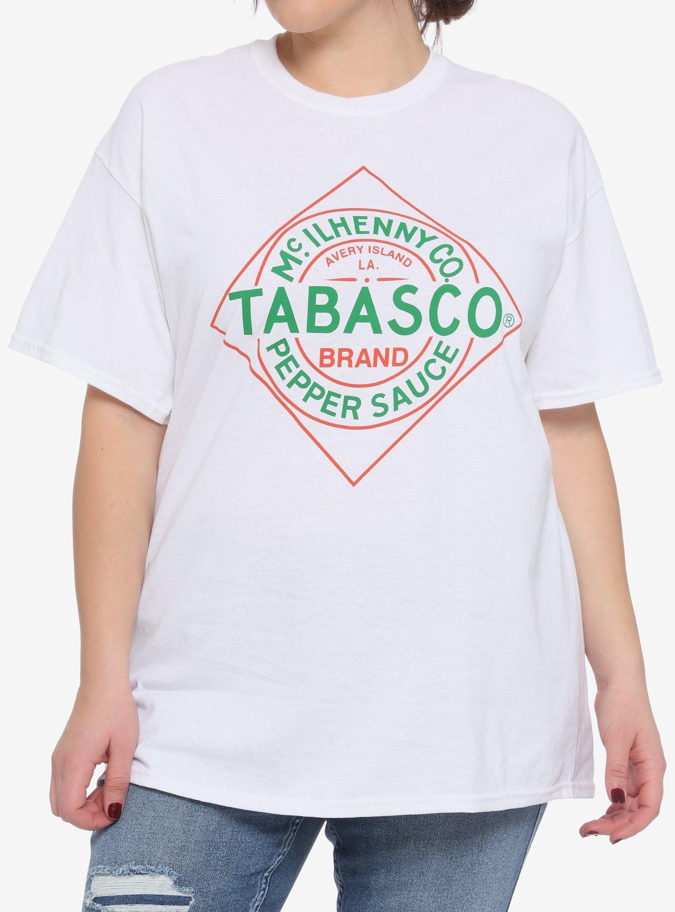 Tabasco Logo Boyfriend Fit Girls T-Shirt Plus Size, MULTI, hi-res
