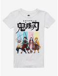 Demon Slayer: Kimetsu No Yaiba Pastel Panels Girls T-Shirt, MULTI, hi-res