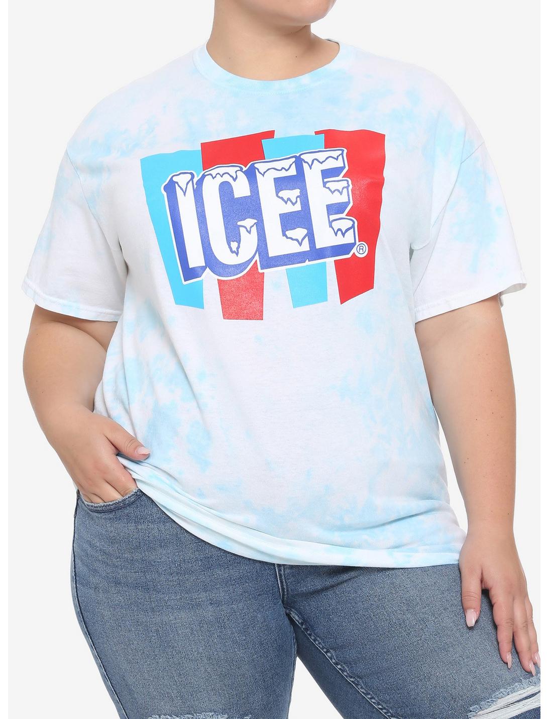 ICEE Logo Tie-Dye Boyfriend Fit Girls T-Shirt Plus Size, MULTI, hi-res
