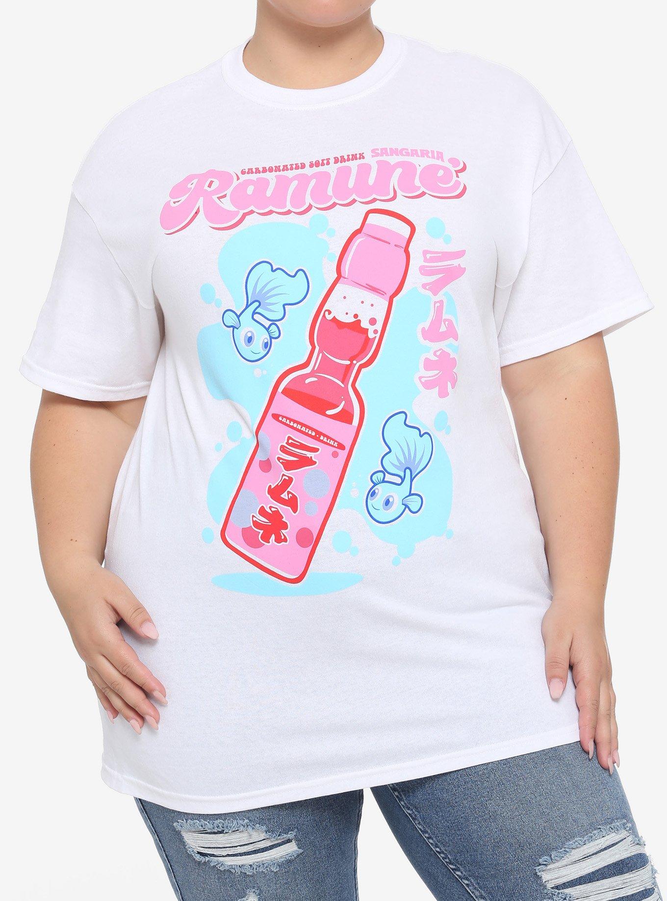 Sangaria Ramune Fish Boyfriend Fit Girls T-Shirt Plus Size, MULTI, hi-res