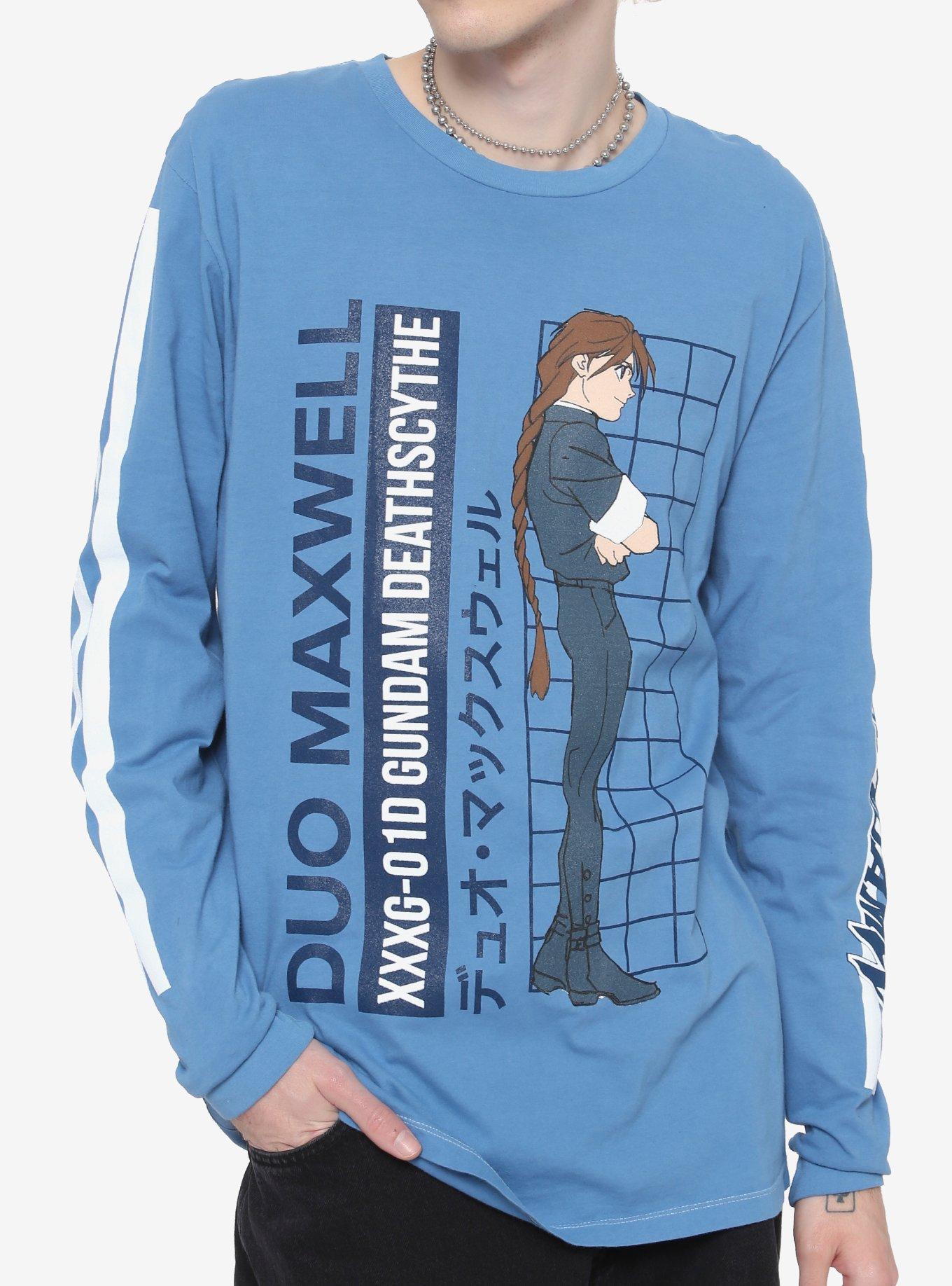 Mobile Suit Gundam Wing Duo Maxwell Long-Sleeve T-Shirt, MULTI, hi-res