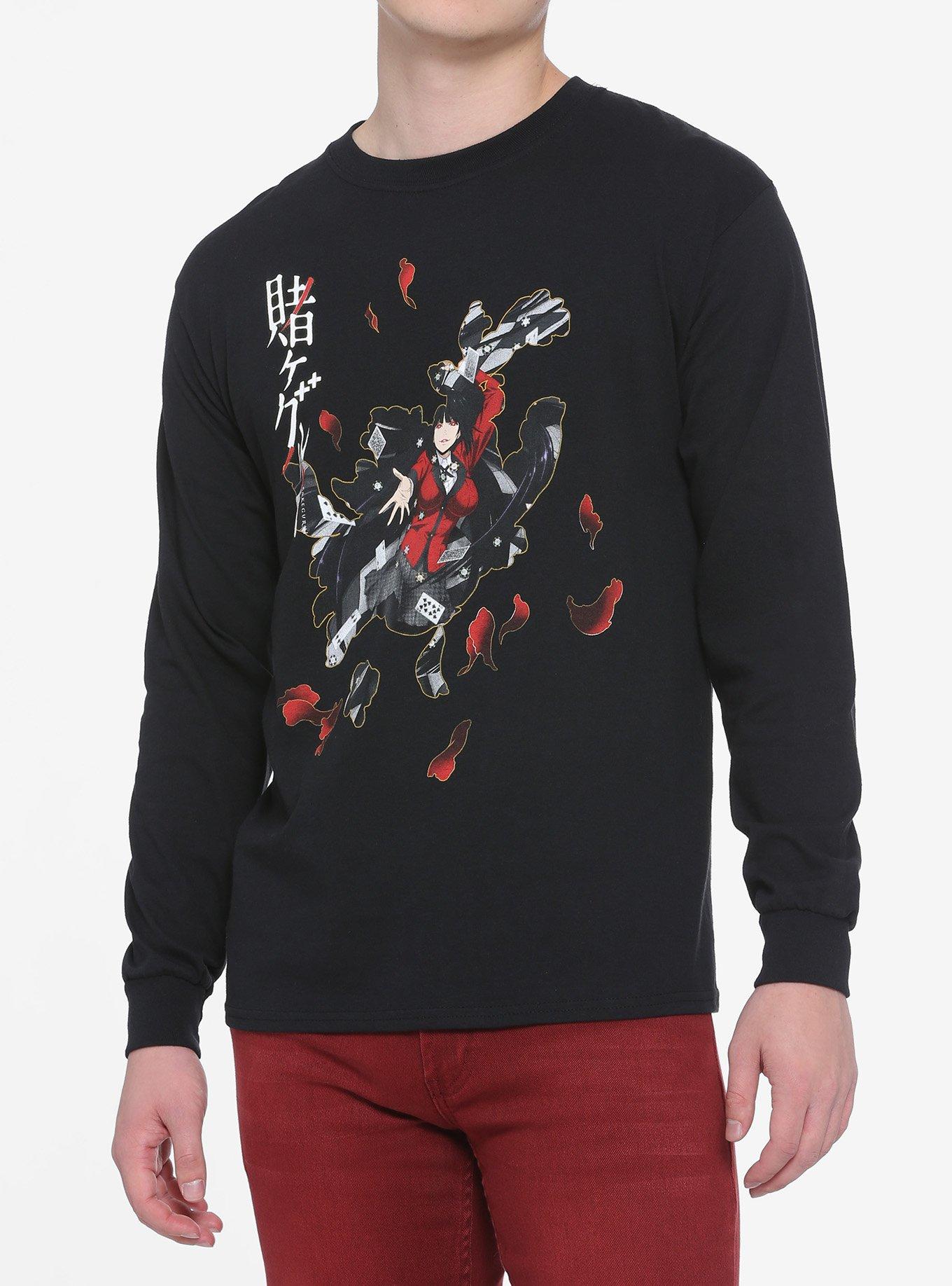 Kakegurui Yumeko Jabami Long-Sleeve T-Shirt, MULTI, hi-res