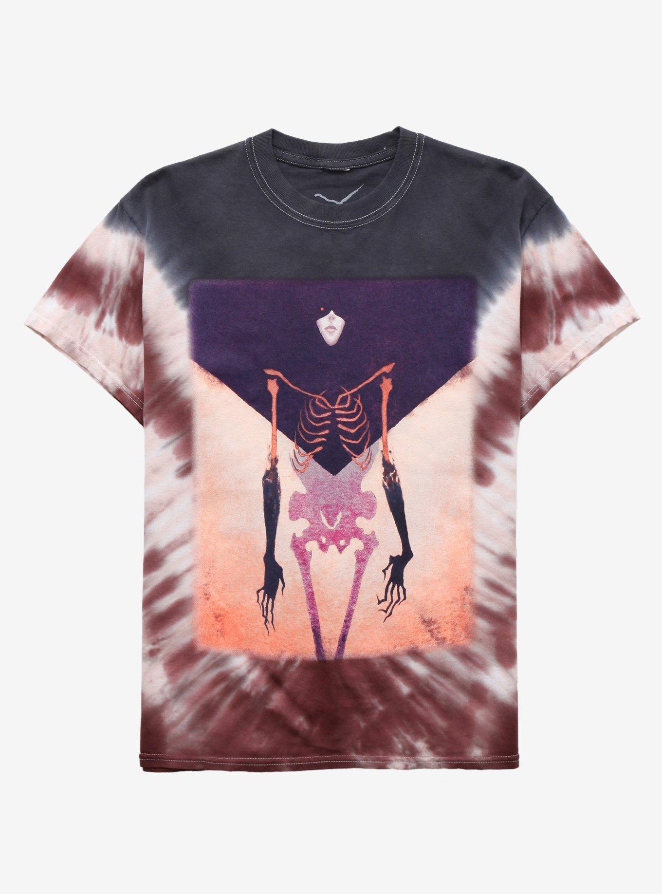 Mod Skeleton Tie-Dye T-Shirt By Built From Sketch, MULTI, hi-res