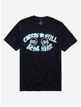 Cheers To Still Being Here T-Shirt By Emma Atterbury, BLUE, hi-res