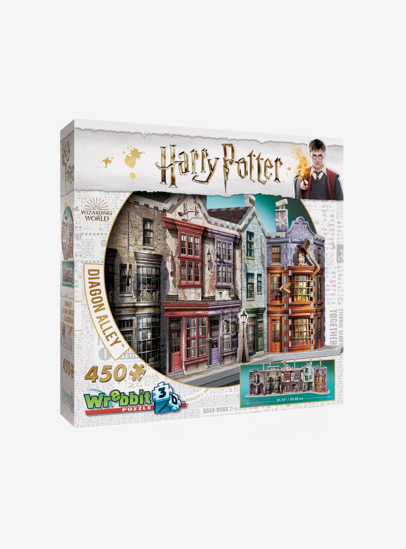 Wrebbit 3D - Harry Potter Diagon Alley 450 Piece 3D Jigsaw Puzzle