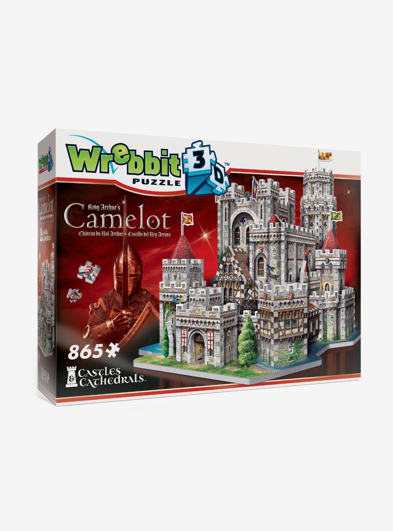 Wrebbit King Arthur's Camelot 865 Piece 3D Puzzle, , hi-res