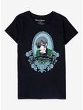 Black Butler Ciel Floral Frame Girls T-Shirt, MULTI, hi-res