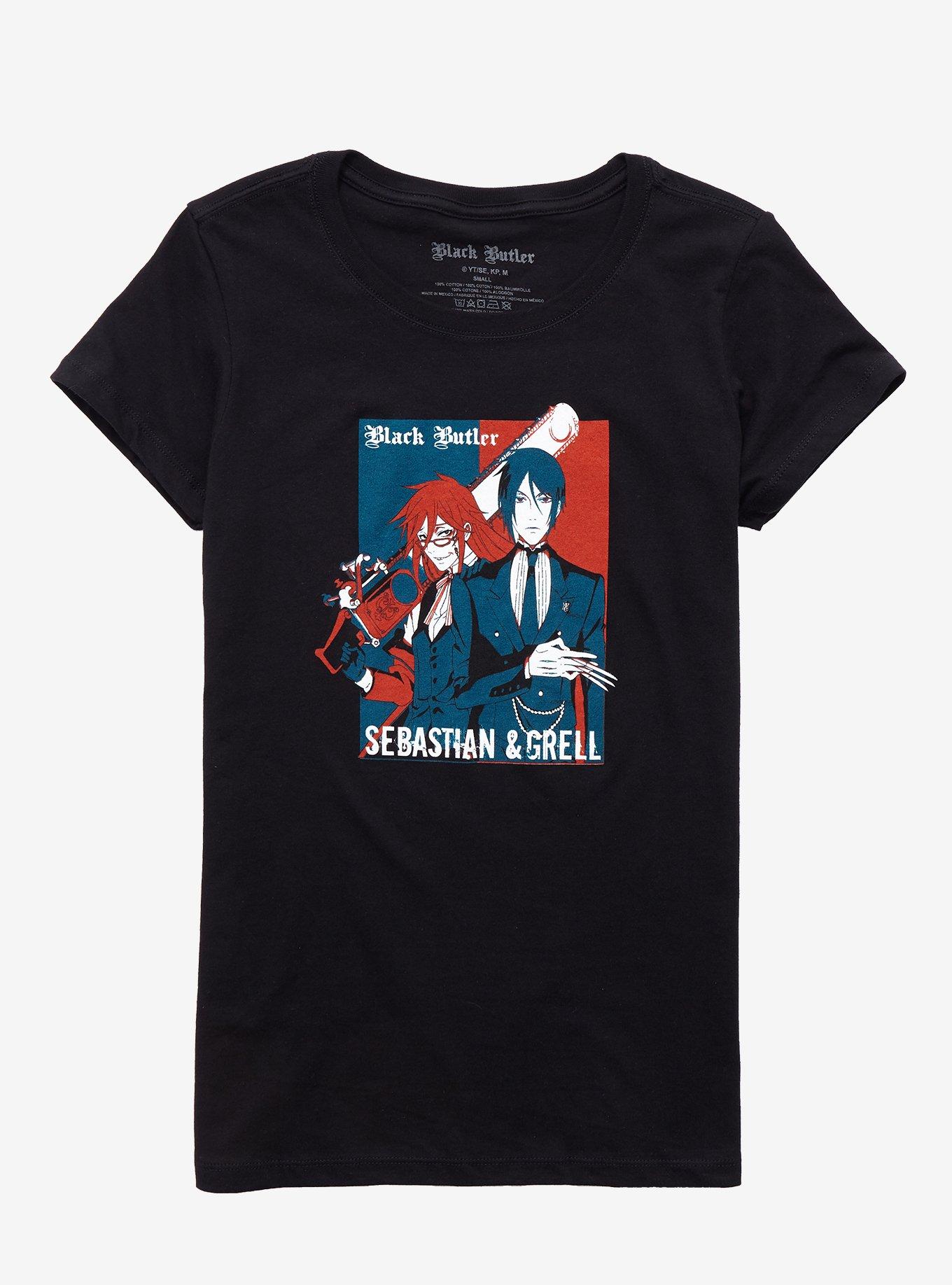 Black Butler Duo Girls T-shirt, MULTI, hi-res
