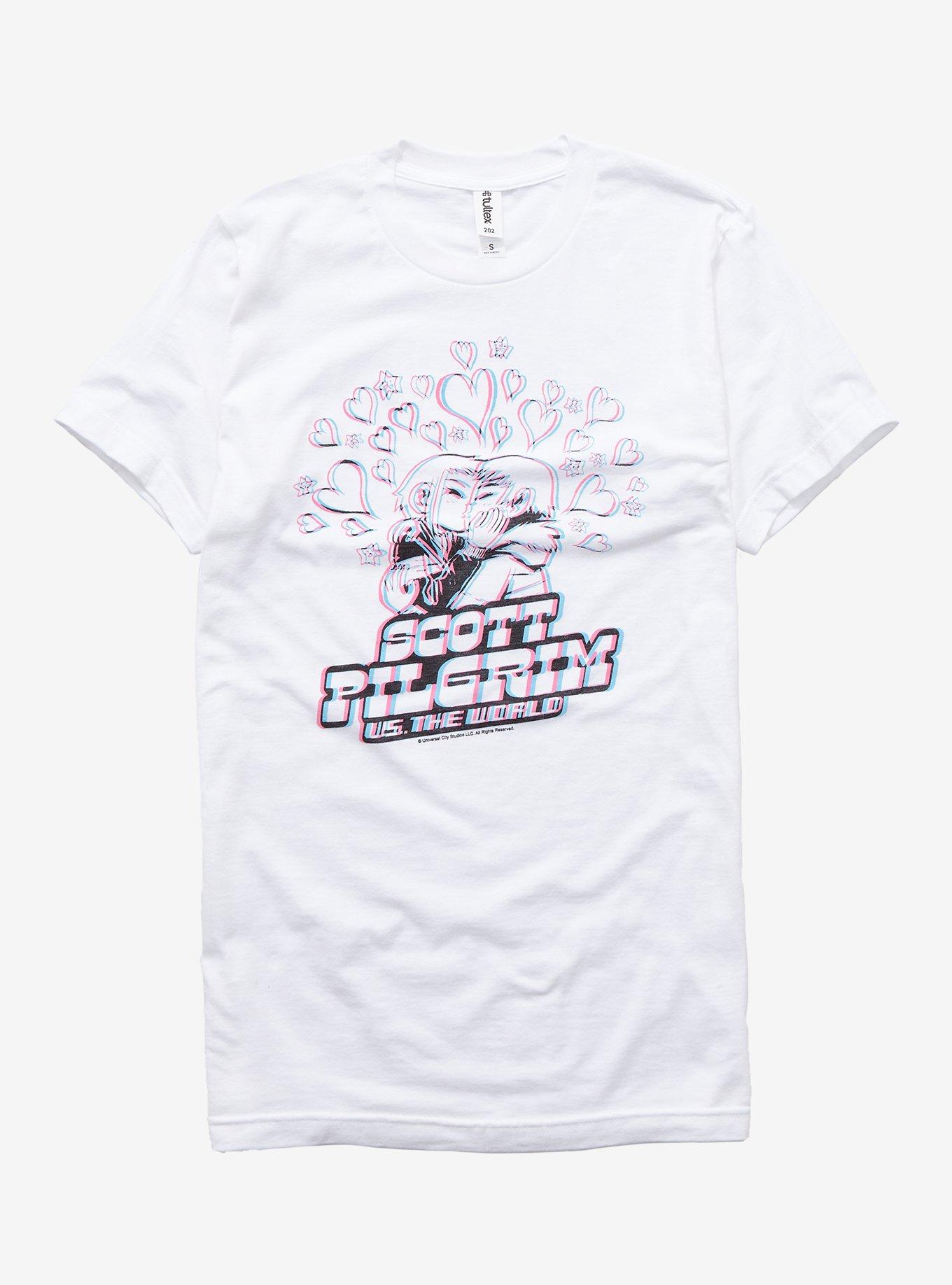 Scott Pilgrim Vs. The World 3D Girls T-Shirt, MULTI, hi-res