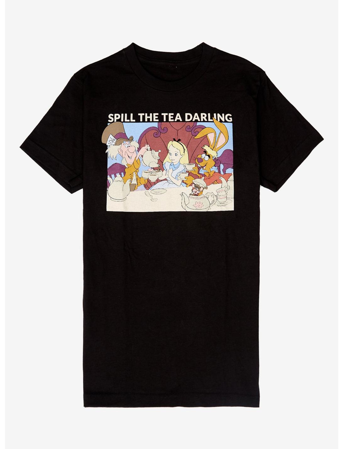 Disney Alice In Wonderland Spill The Tea Girls T-Shirt, MULTI, hi-res