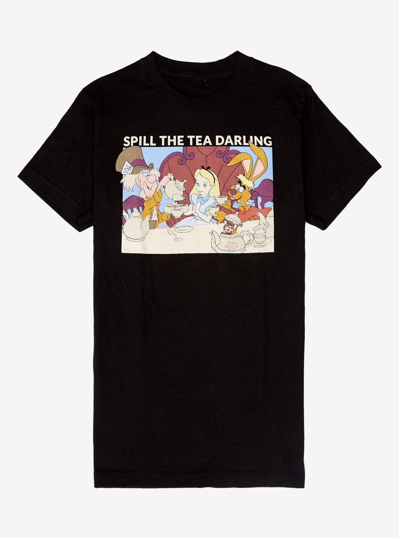 Disney Alice In Wonderland Spill The Tea Girls T-Shirt, MULTI, hi-res