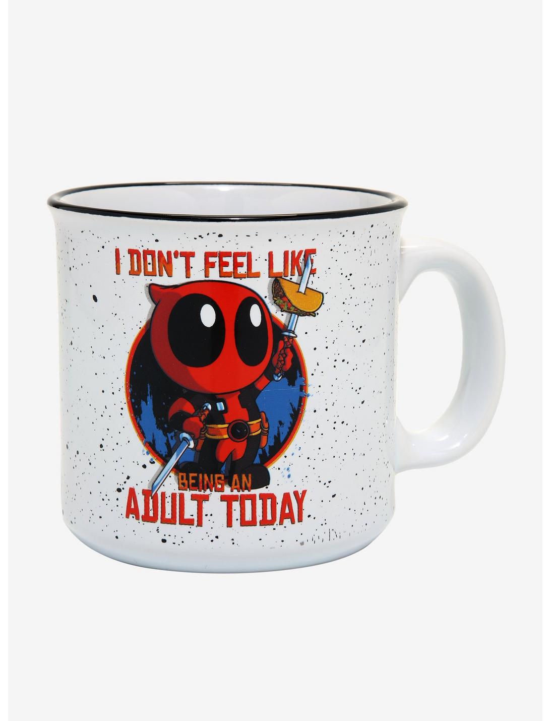 Marvel Deadpool Chibi Speckled Camper Mug, , hi-res