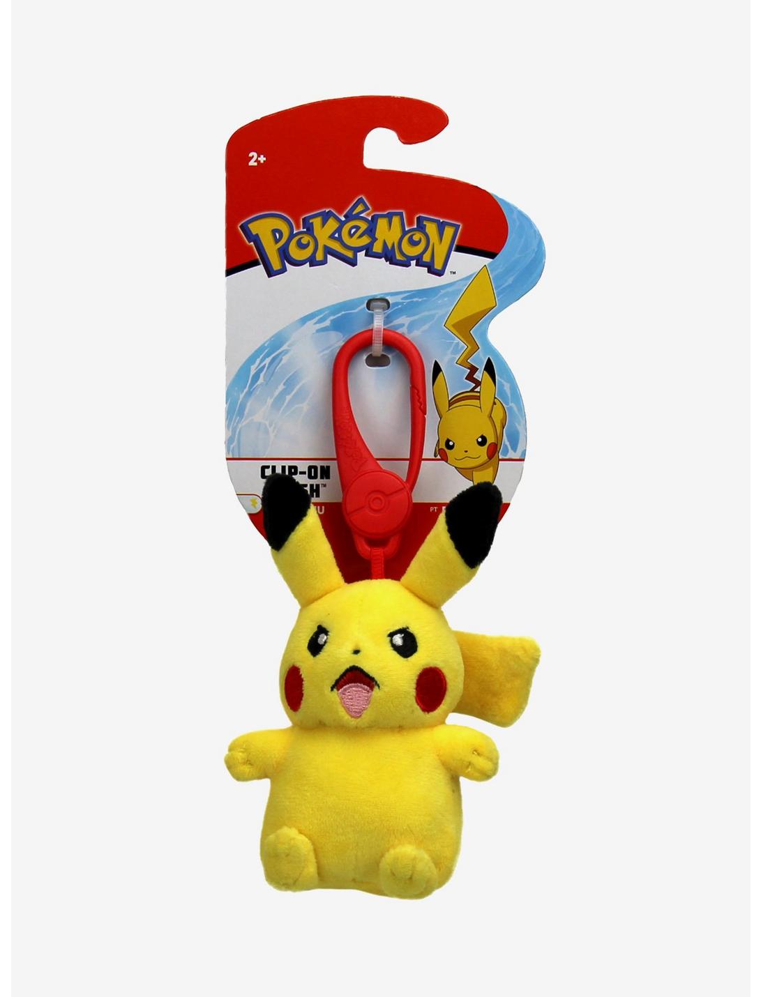 Pokémon Angry Pikachu Plush Keychain, , hi-res