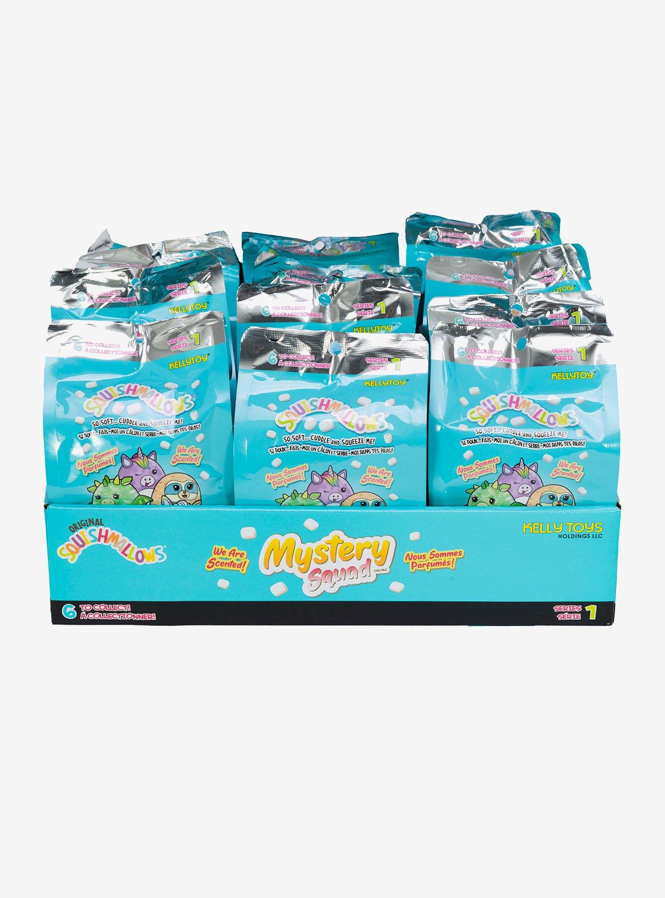  Squishmallow Mystery Squad Blind Bag with 5 Figure - Bundle  with Squishmallow Mystery Bag with Plushie Plus Stickers, More