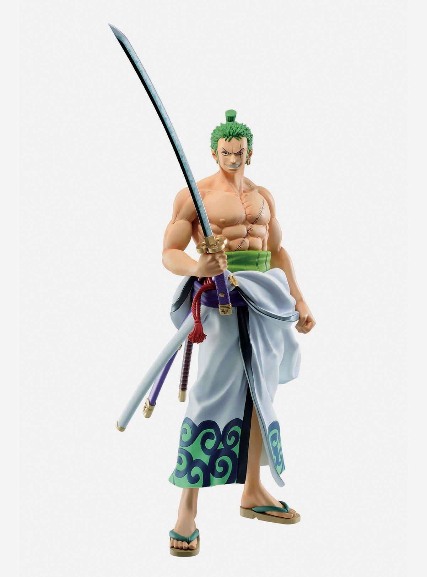 Bandai Spirits One Piece Ichibansho Zorojuro and Enma Figure, , hi-res